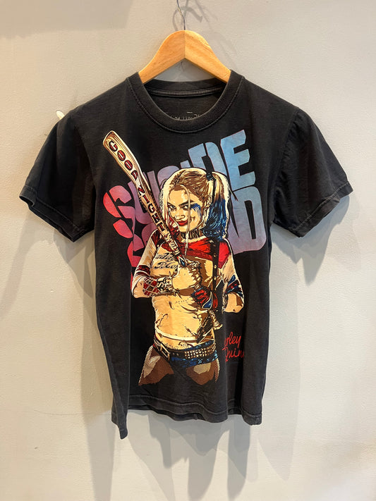 Harley Quinn Black Vintage Tee