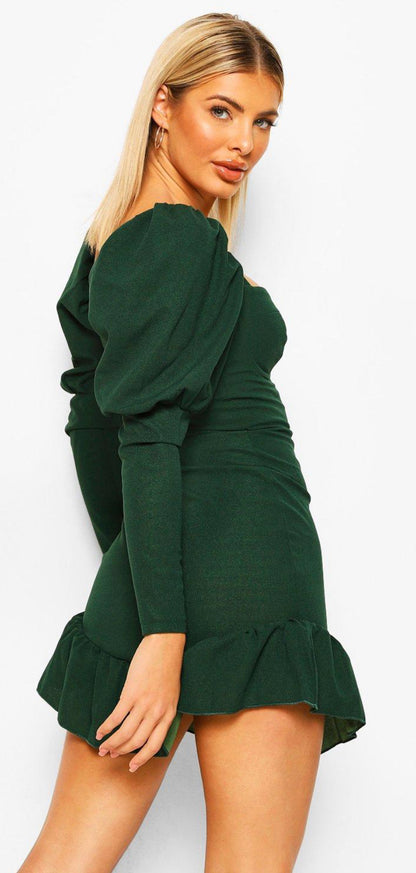 Boohoo Mistletoe Party Dress