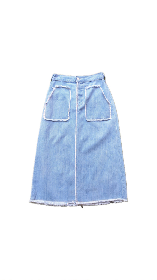 Blue Denim Skirt