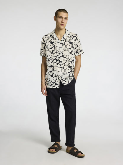 Selected Homme Black and White Shirt