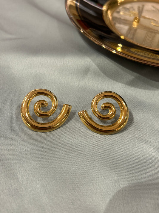 Spiral Chunky Earrings