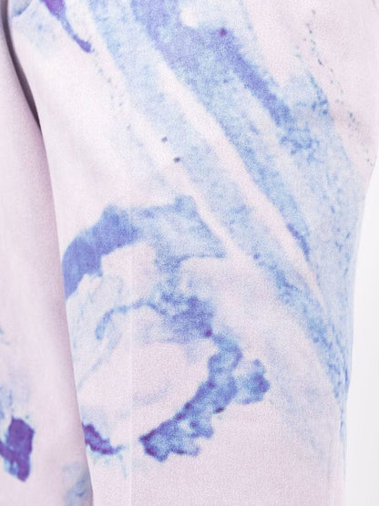 KidSuper Purple tie dye trousers