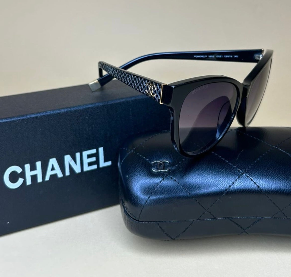 Chanel Black Butterflyeye Sunglasses