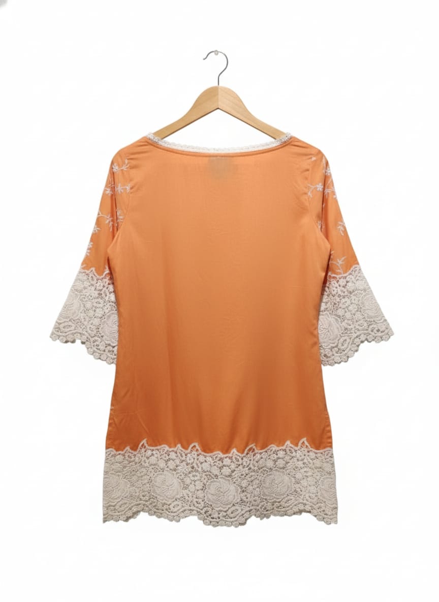 Mulmul Ornate Kurta Set (3 piece)