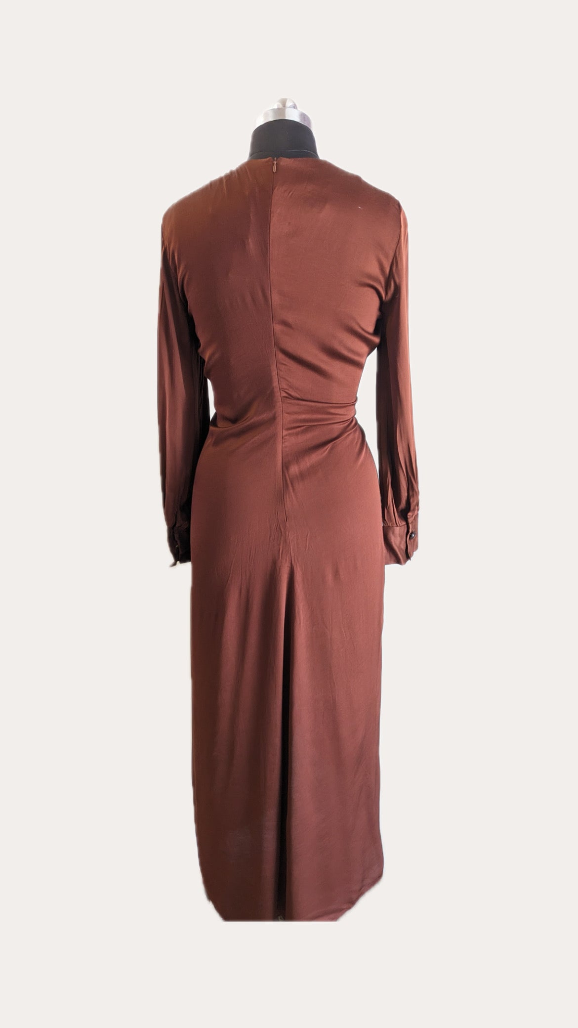 Zara Brown Maxi Dress