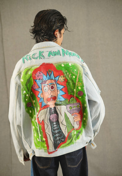 Rick and Morty Handpainted Jacket