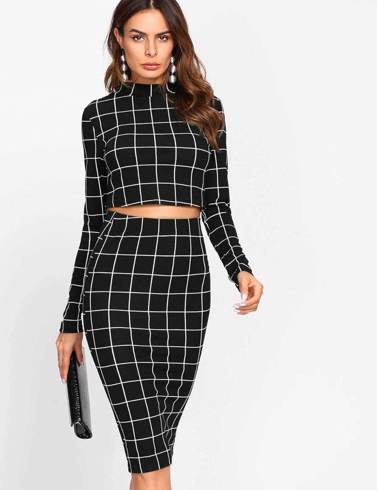 SHEIN Grid Co Ord Set