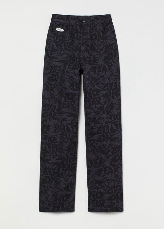 H&M Graphic Loose Fit Trousers