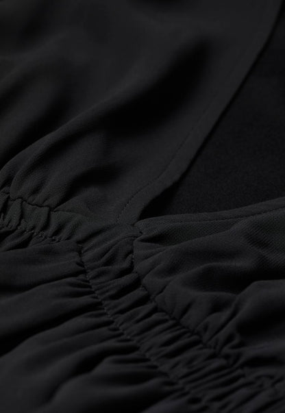 H&M Black Chiffon Dress