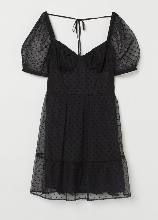 H&M Puffed Sleeved Dress