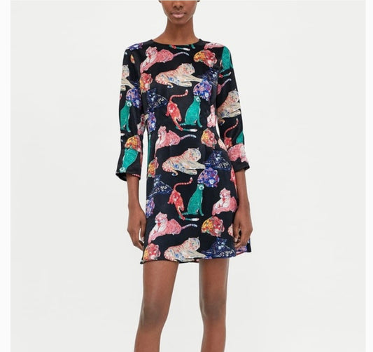 Zara Tiger Print Dress