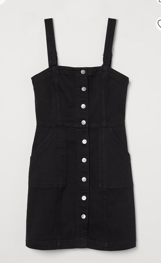 H&M Denim Dungaree Dress