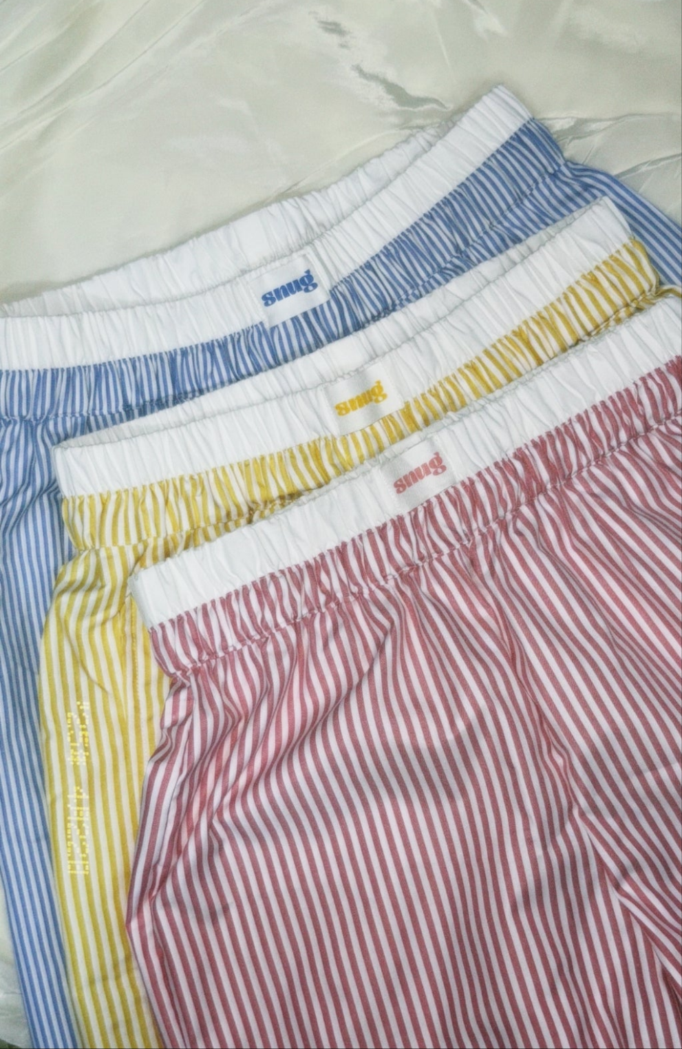 Snug Pink Striped Pants