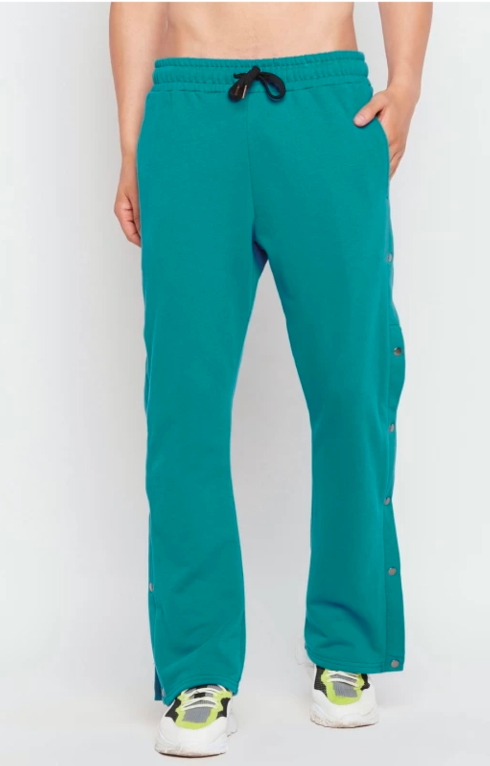 Green track pant