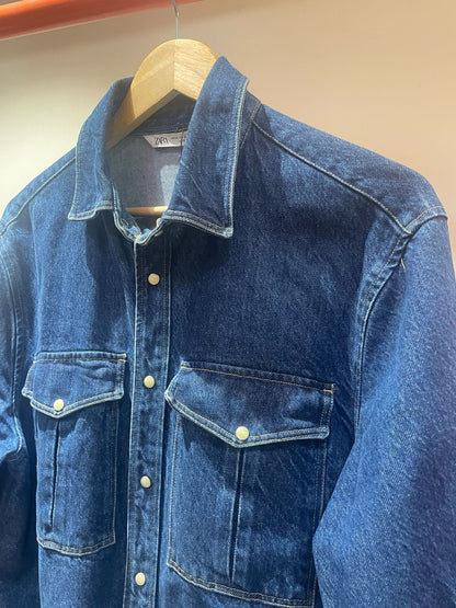 Zara Blue Denim Shirt