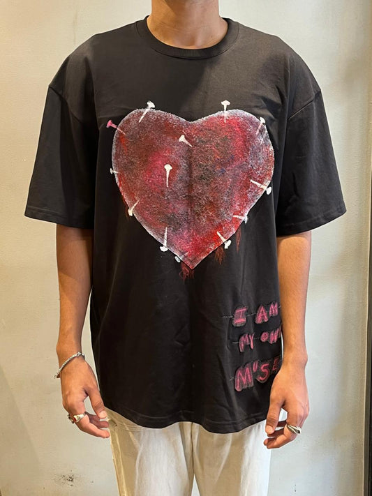 DOG Heart Patched Tee