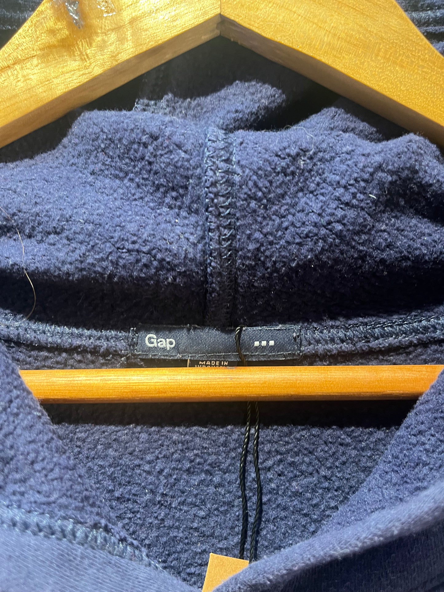 Gap Navy Blue Drawstring Sweatshirt Hoodie