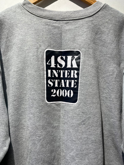 4sk Inter State 2000 Grey Sweatshirt