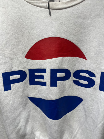 H&M Divided  White Pepsi Printed Sweatshirt