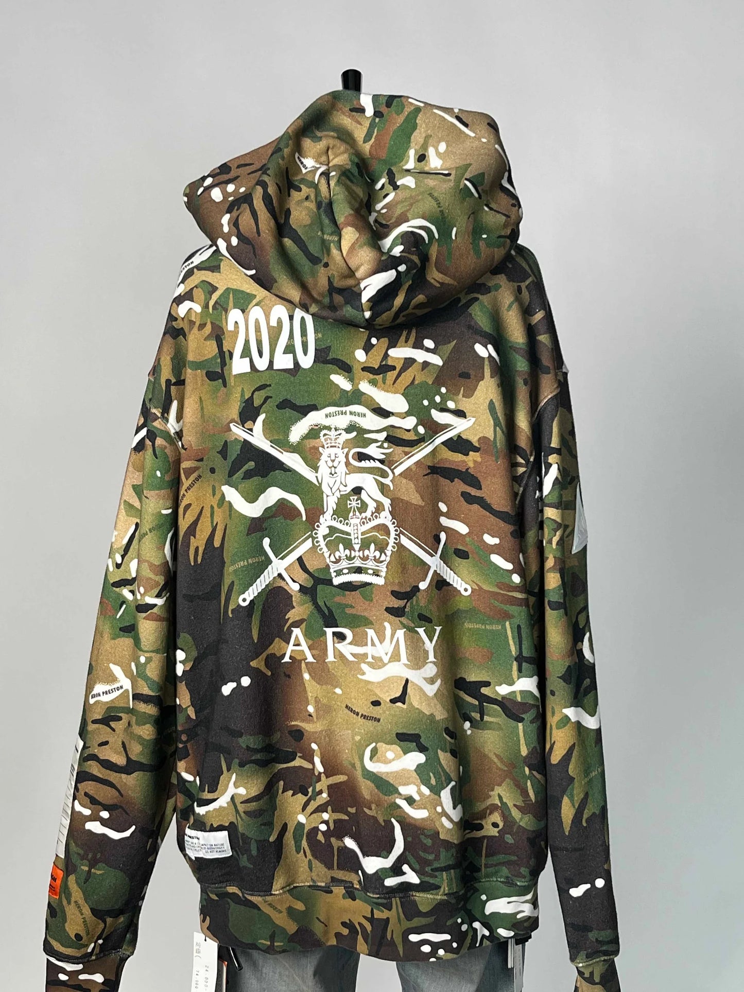 Heron Preston Ministry of Defence Camouflage Hoodie