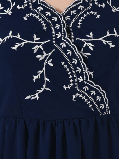 Faballey Embroidered Dress