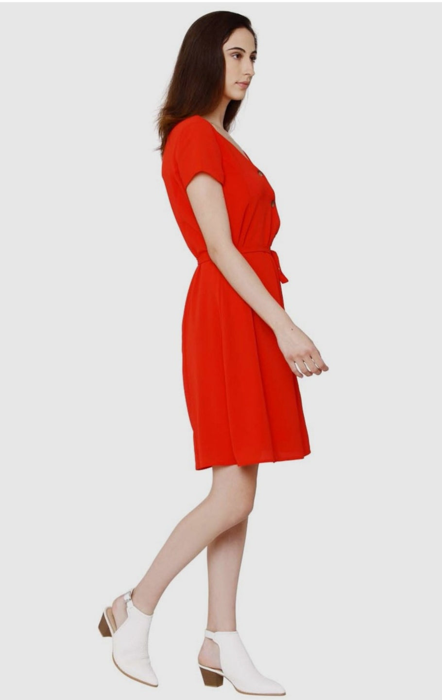 Vero Moda Red A Line Dress