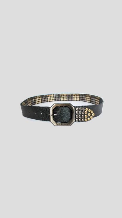 Gold & Silver Studded Y2K Belt