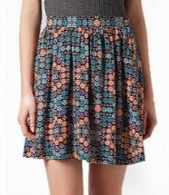 Topshop Printed Mini Skirt