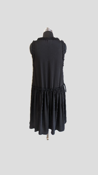 H&M Black V Neck Dress
