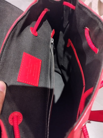 Supreme Louis Vuitton x Supreme Christopher Backpack Epi PM Red