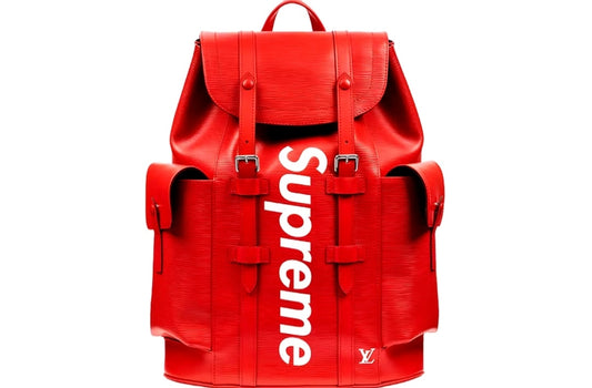 Supreme Louis Vuitton x Supreme Christopher Backpack Epi PM Red