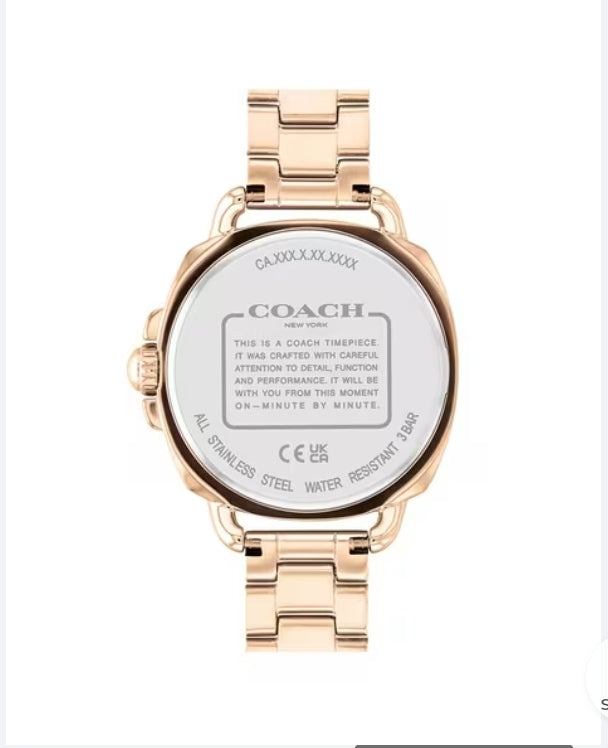 Coach Rose Gold Toned Watch