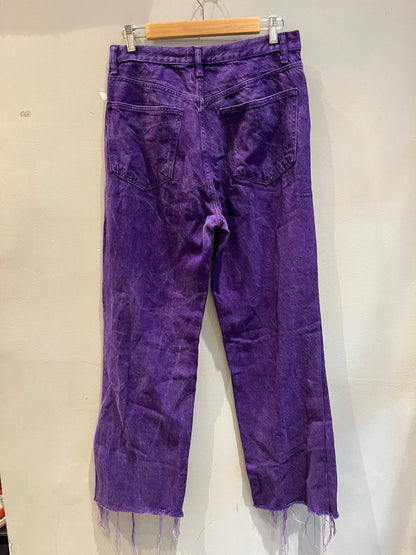 Zara womens purple Jeans