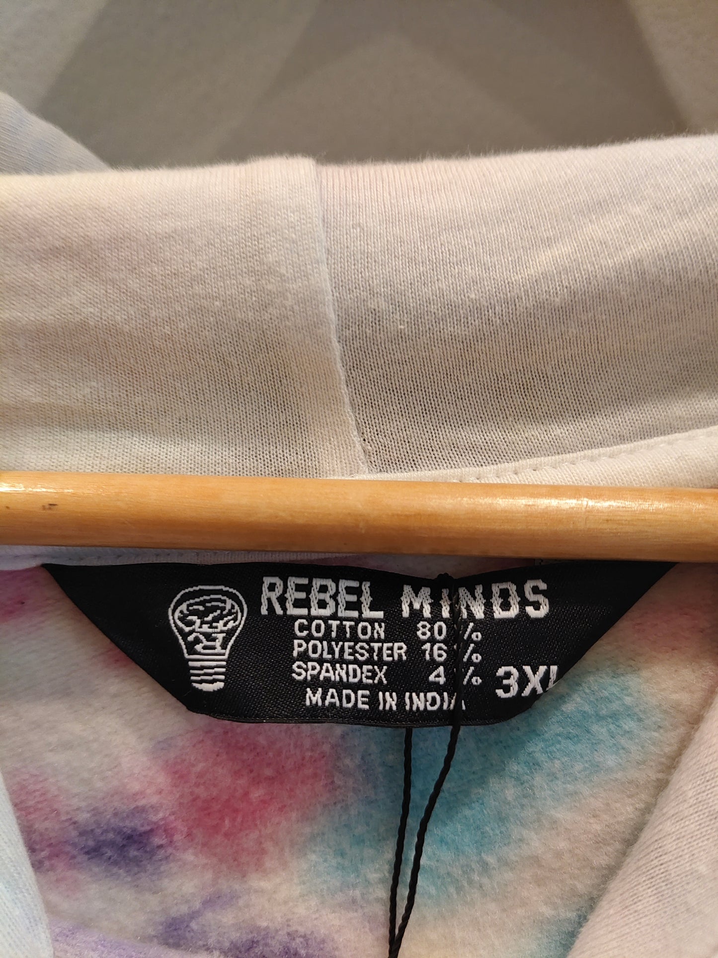 Rebel Minds Printed Hoodie