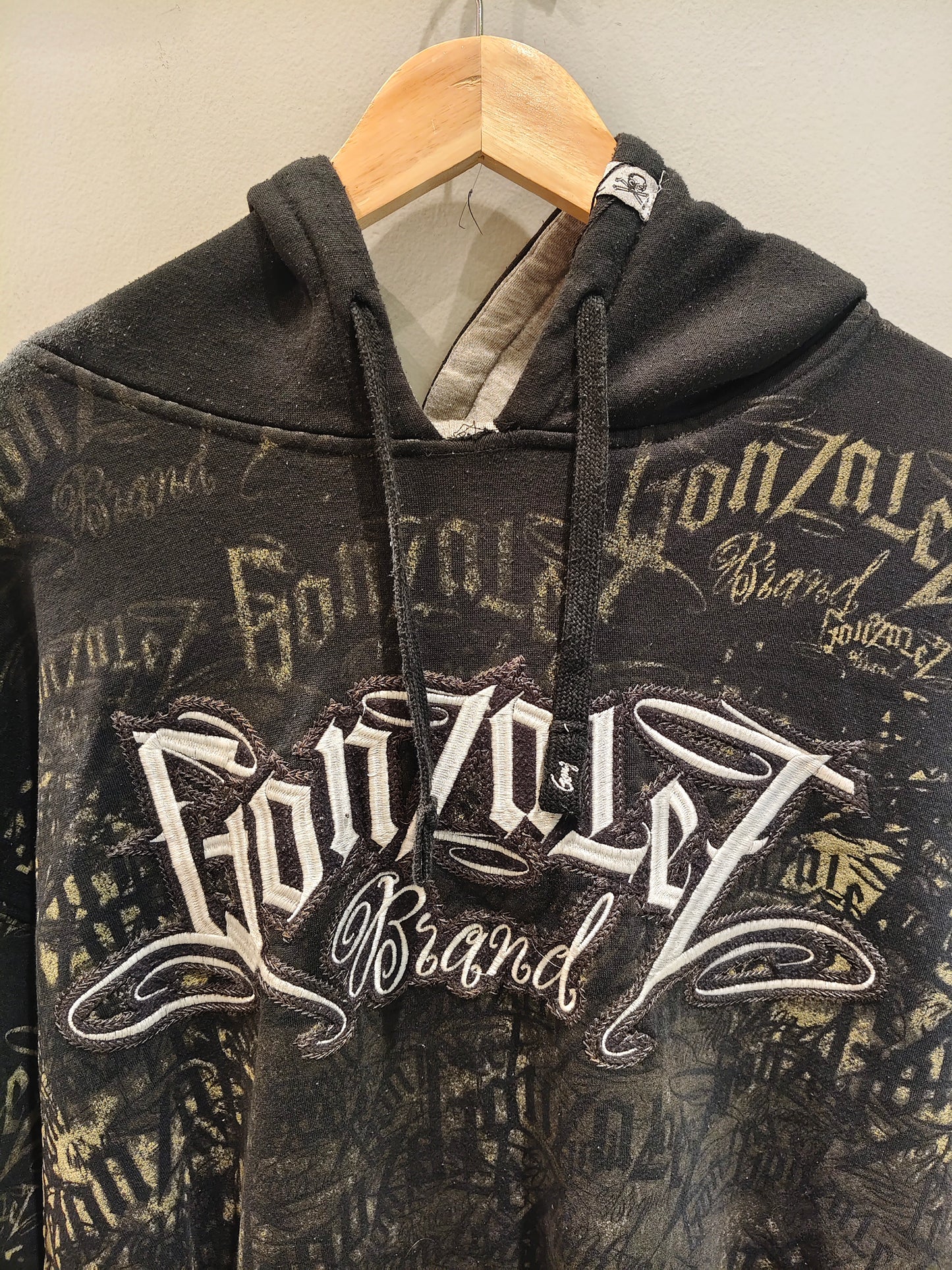 Original Gonzalez New York Los Angeles Printed Hoodie