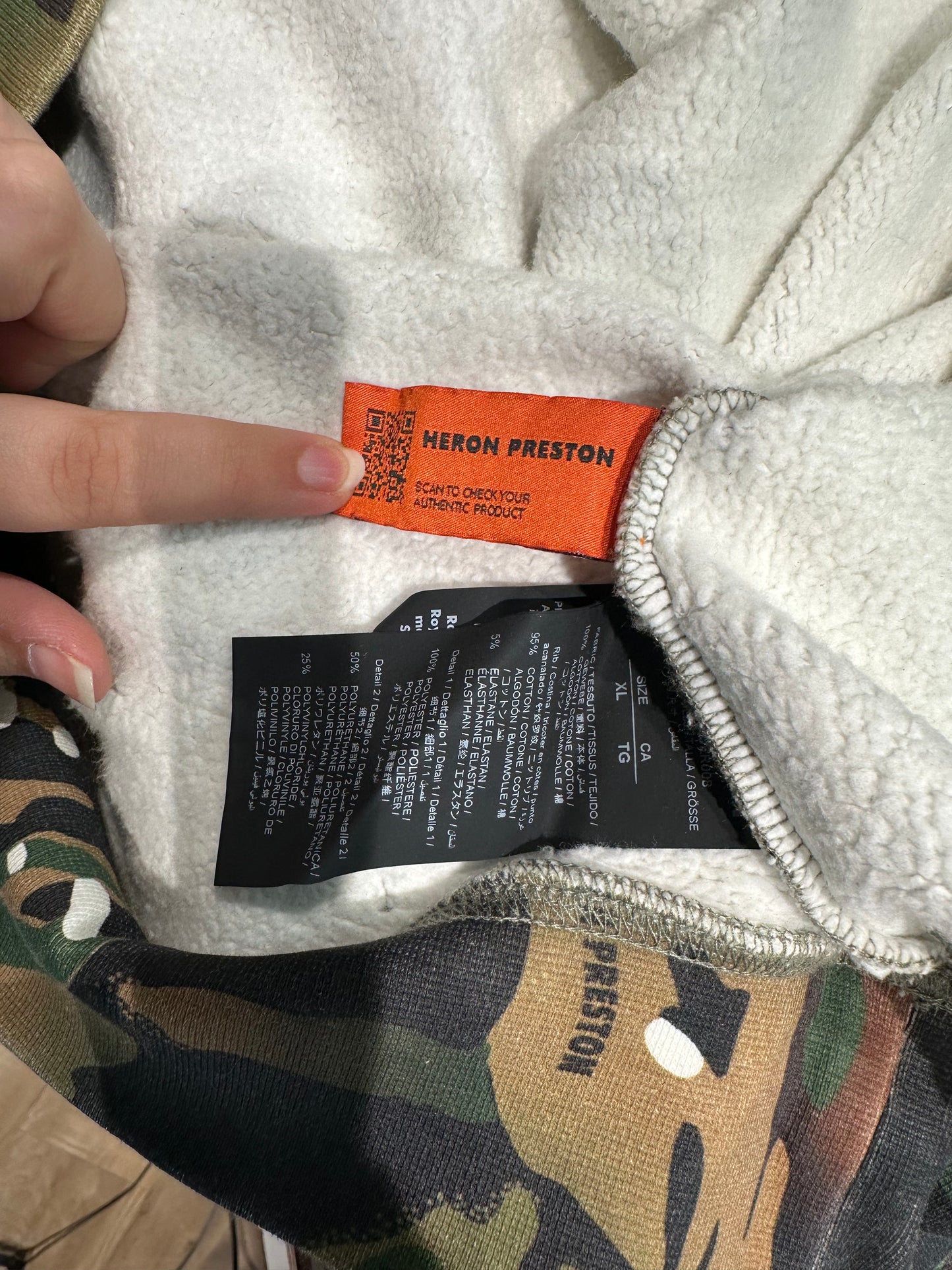 Heron Preston Ministry of Defence Camouflage Hoodie