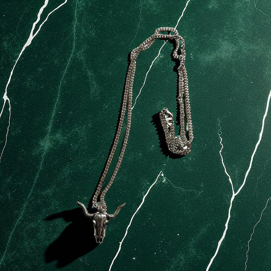 Bull Pendant Necklace
