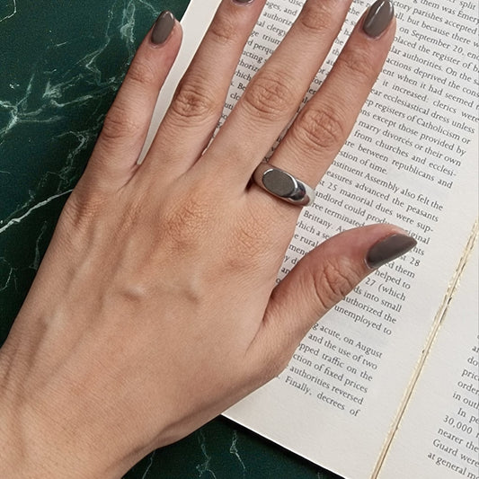 Silver Plain Ring
