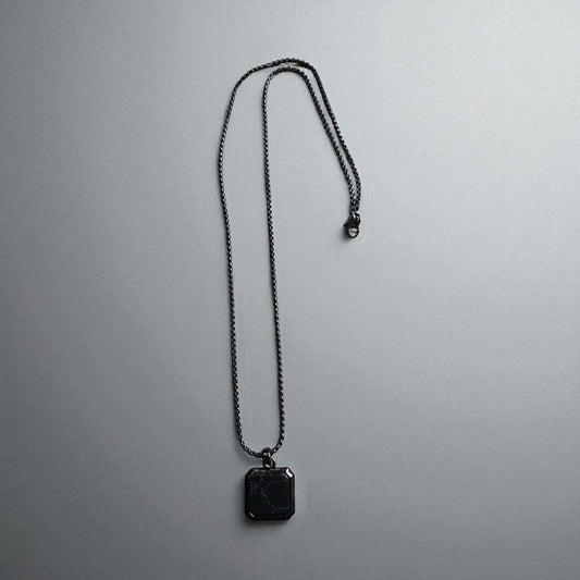 Marble Pendant Necklace
