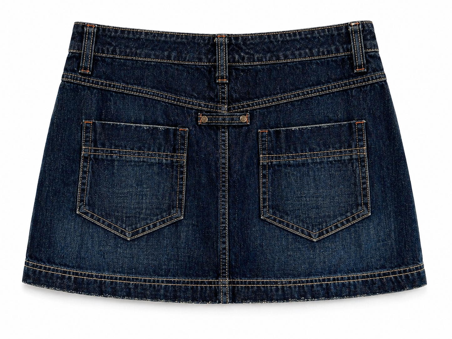 Mini Wash Denim Skirt