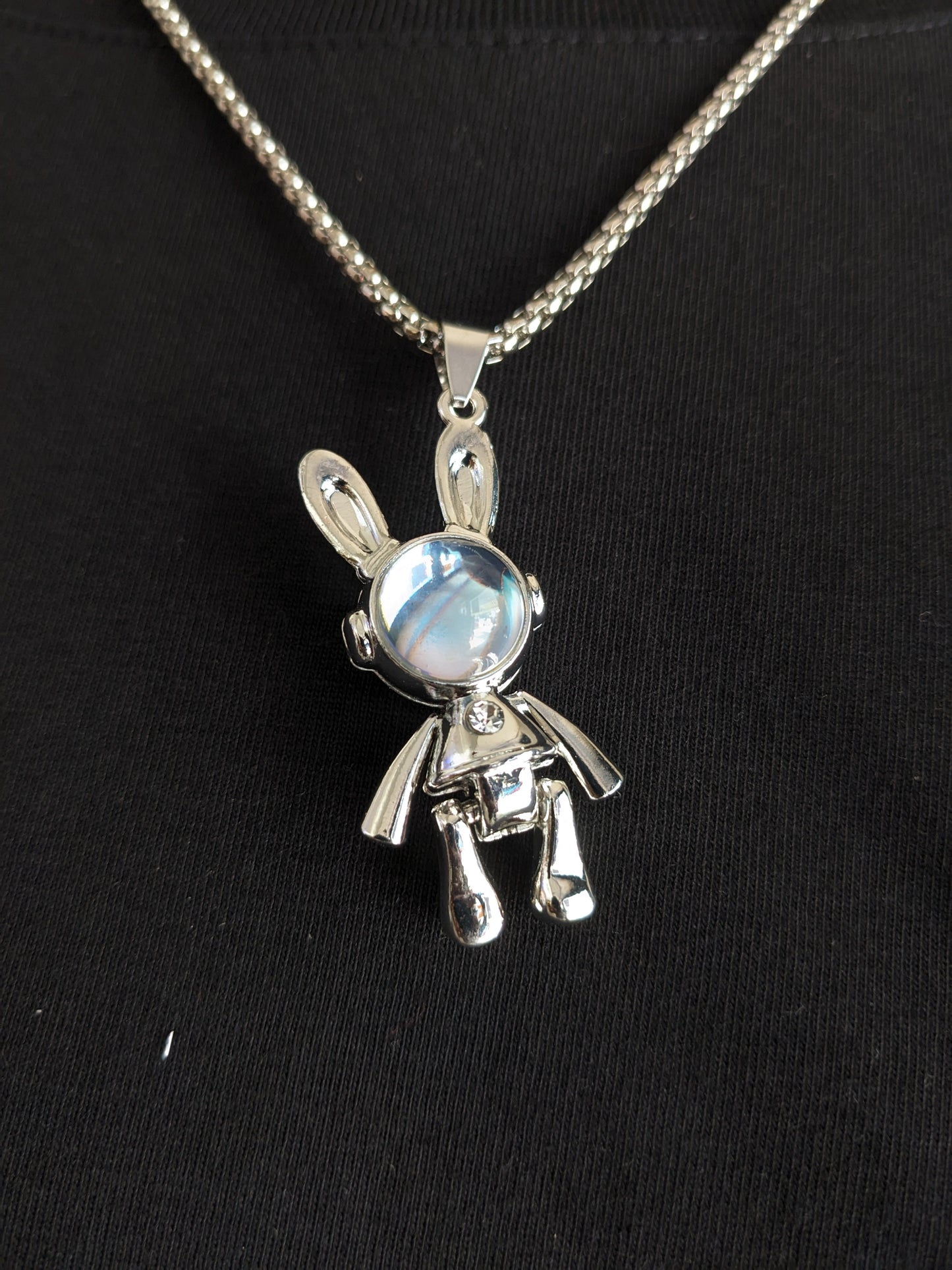 Space Astro Bunny Necklace