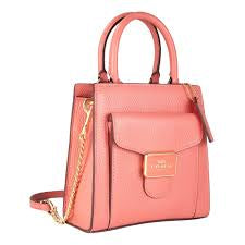 Coach Women’s Leather Mini Pepper Crossbody Small Satchel