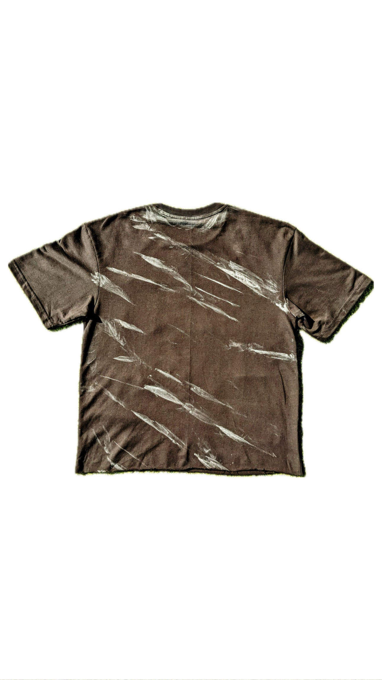 DOG washed patched tee