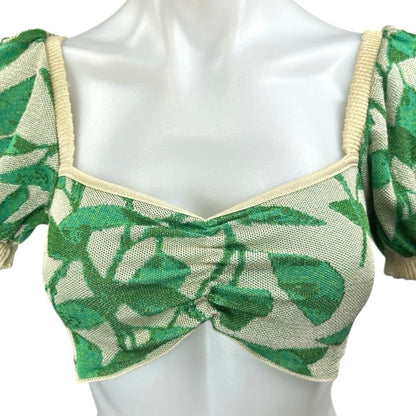 Green Crop Top