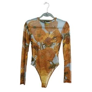 Van Gogh Sunflowers Bodysuit