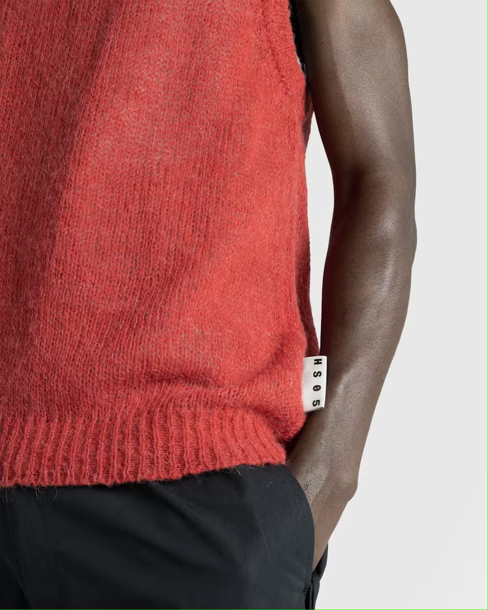 Highsociety Red Knit Vest