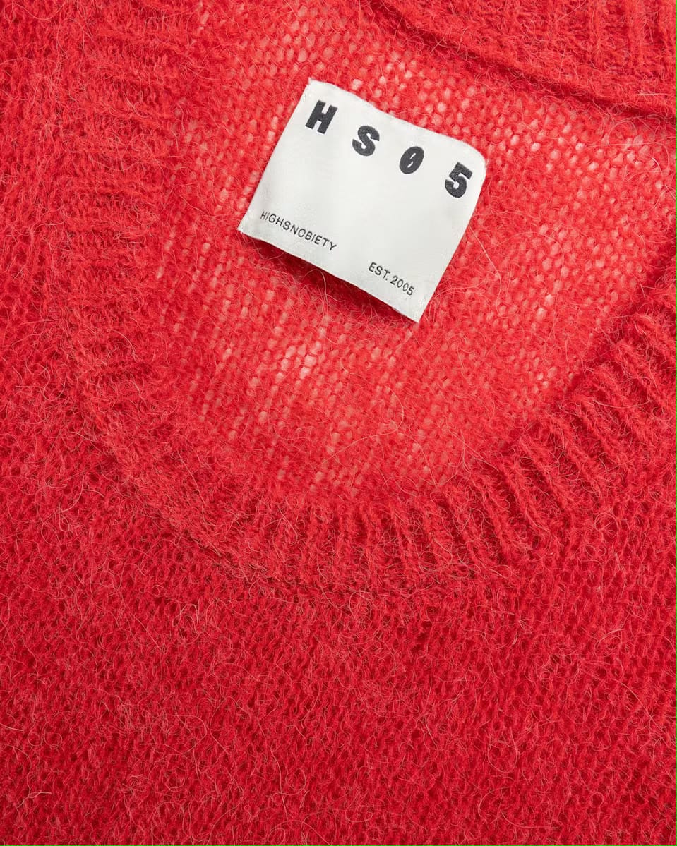 Highsociety Red Knit Vest