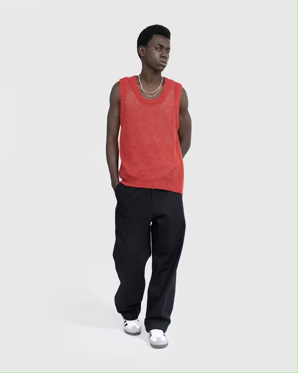 Highsociety Red Knit Vest
