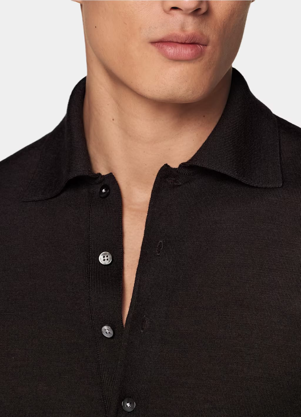 Suitsupply Pure Wool Black Sweater