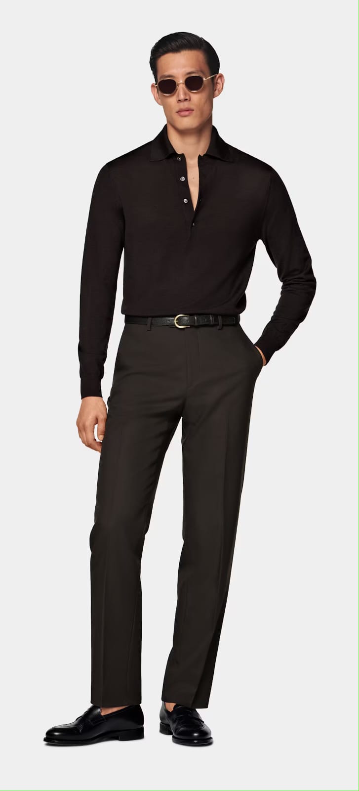 Suitsupply Pure Wool Black Sweater